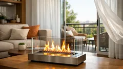 Lareira ecológica aquece mesmo ou só decora? O que saber antes de comprar