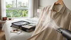 Como desamassar roupa com secador de cabelo em minutos (sem ferro)